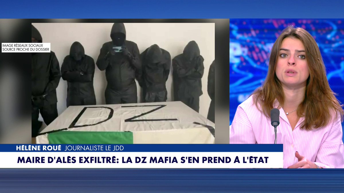 Hélène Roué, journaliste le JDD, dénonce le silence d'Emmanuel Macron dans l'affaire des menaces de la DZ Mafia envers le maire d'Alès : «Au sommet de l'État, on ne devrait parler que de ça», dans #100Frontières Toute l'info est à retrouver sur