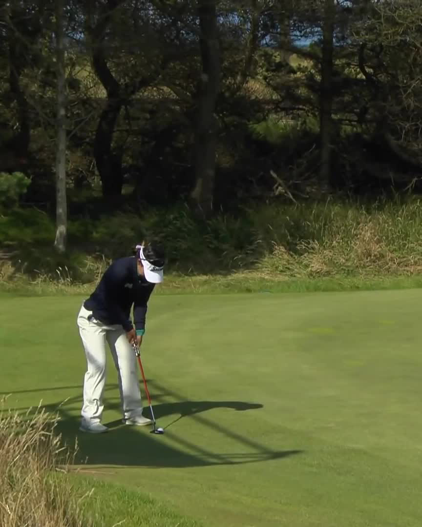 Co-leader Jenny Shin knocks in another birdie 🐥
