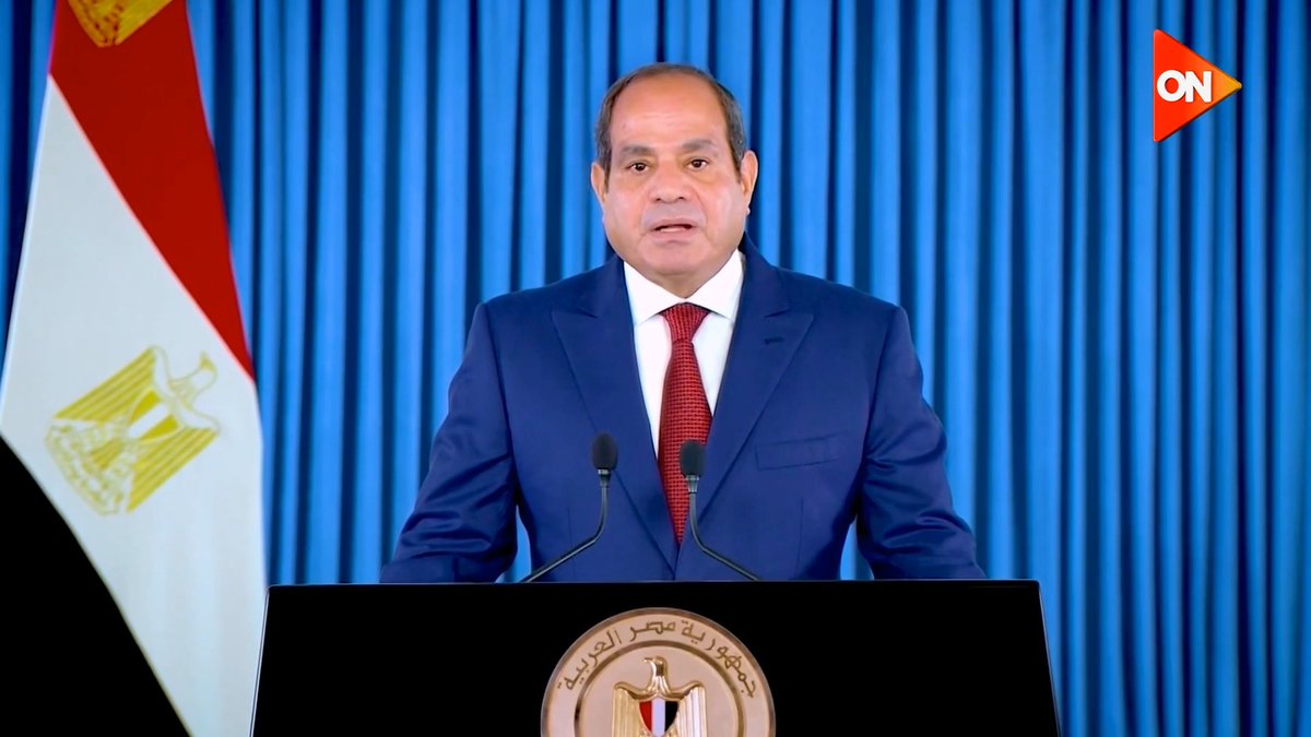 الرئيس السيسي: مصر محروسة بعناية الله ومحصنة بوعي شعبها ومصونة بقوة جنودها #ON