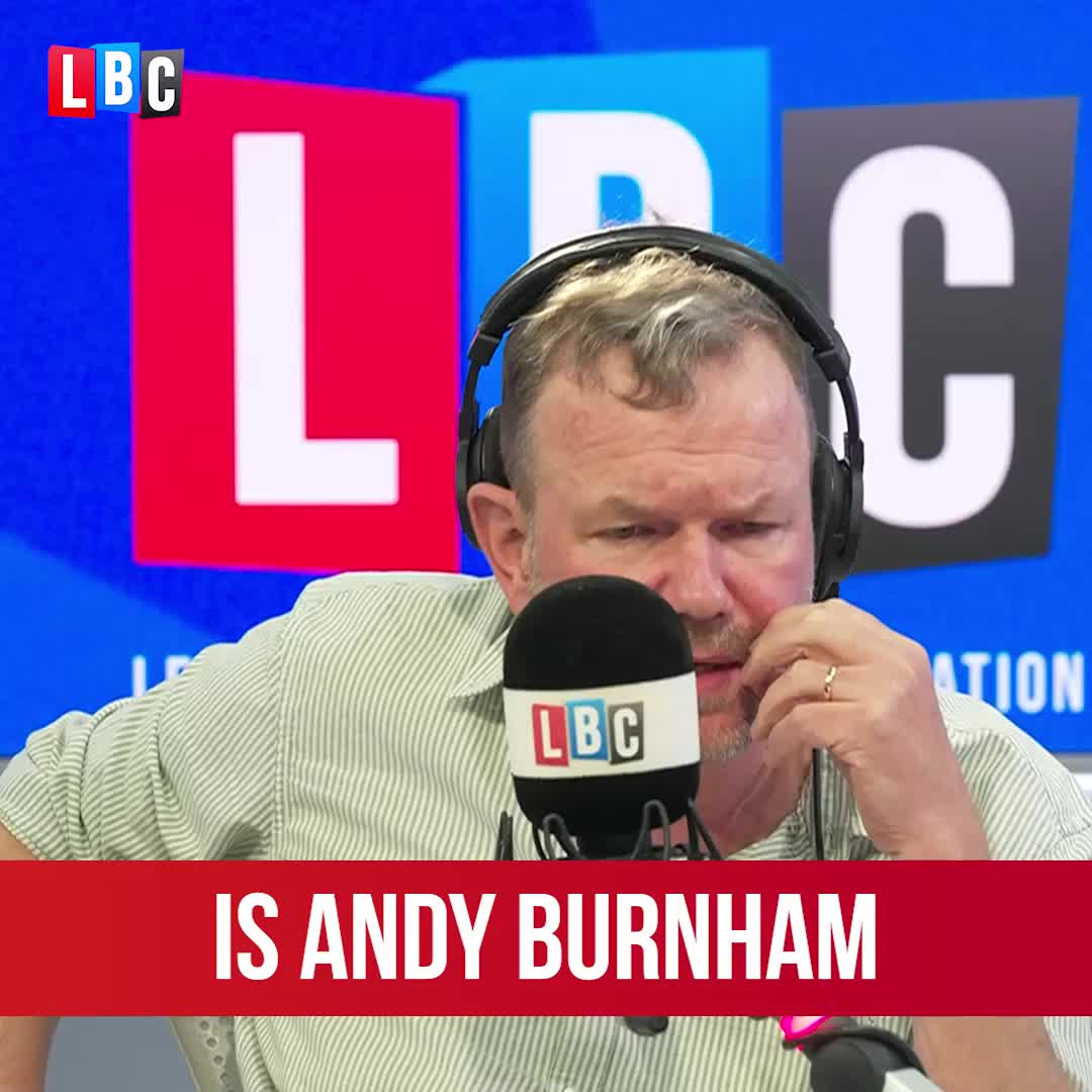 'You didn't answer my question. Do you think he will prove to be a better prime minister than Keir Starmer?' James O'Brien asks Sadiq Khan what he thinks about Andy Burnham's premiership.