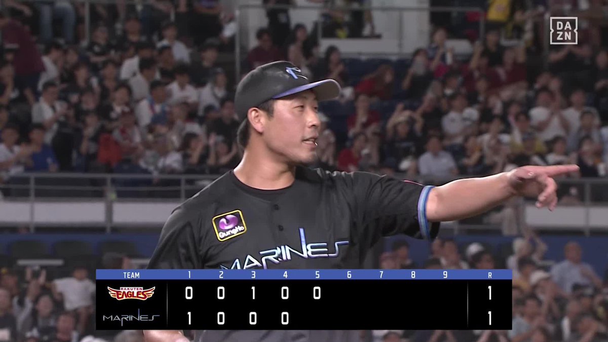 八木彬のスーパーリリーフ 無死満塁を無失点 これが中継ぎで8勝の真骨頂 ⚾️ロッテ×楽天 #chibalotte #だったらDAZN