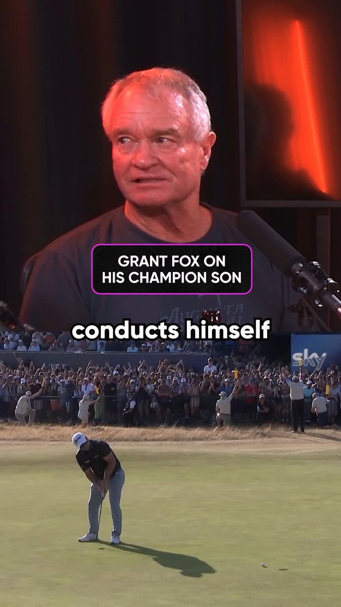 Open Champion son, All Blacks dad 😳 The Fox’s are a pretty cool family to be a part of… 📺 Watch and listen the full Grant Fox episode now
