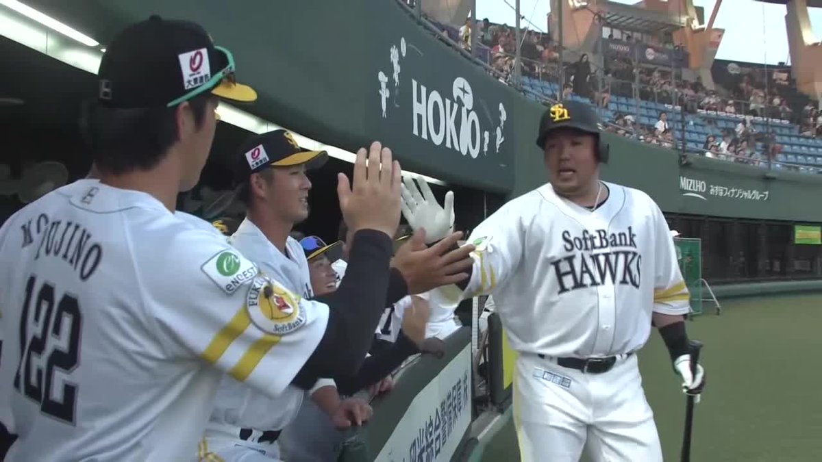 打球速度は180km/h 山川穂高 完璧な一発！ 快音が筑後に鳴り響いた！ ⚾ソフトバンク×中日（ファーム） #sbhawks #だったらDAZN