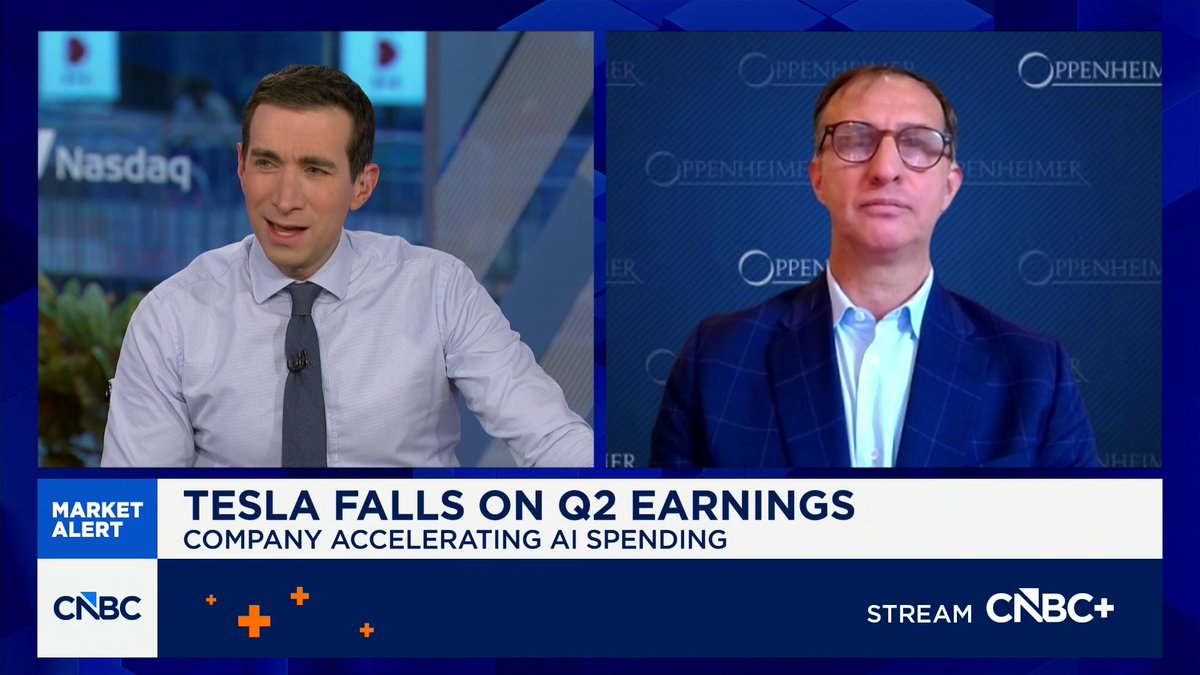 “We’re really neutral on where the company is at this point,” says Oppenheimer’s Colin Rusch following $TSLA earnings. “The results just aren’t there.”