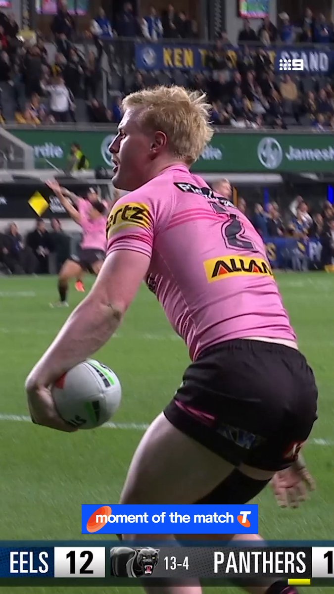 WHAT A TRY 🤩 #NRL Telstra Moment of the Match