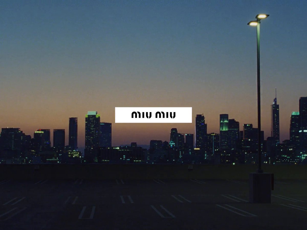 Miu Miu presents Fall/Winter 2026 campaign starring Hailey Bieber and Xiao Wen Ju. Set against a suspended, nocturnal landscape, the collection emerges from a flickering, industrial backdrop, enveloped in myriad, abstracted tones of blue. Discover more via Creative Director: #MiucciaPrada Artistic Direction: Christopher Simmonds Director: Renell Medrano Stylist: Lotta Volkova #MiuMiu #MiuMiuFW26