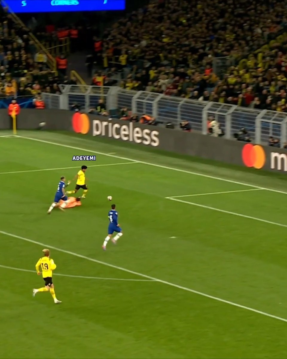 Adeyemi just kept going ⚡️ #UCL