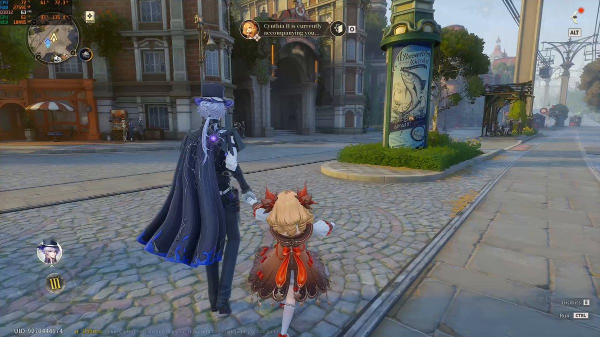Every character has a different walking style when you hold their hand in Silver Palace ! #SilverPalace #Gacha