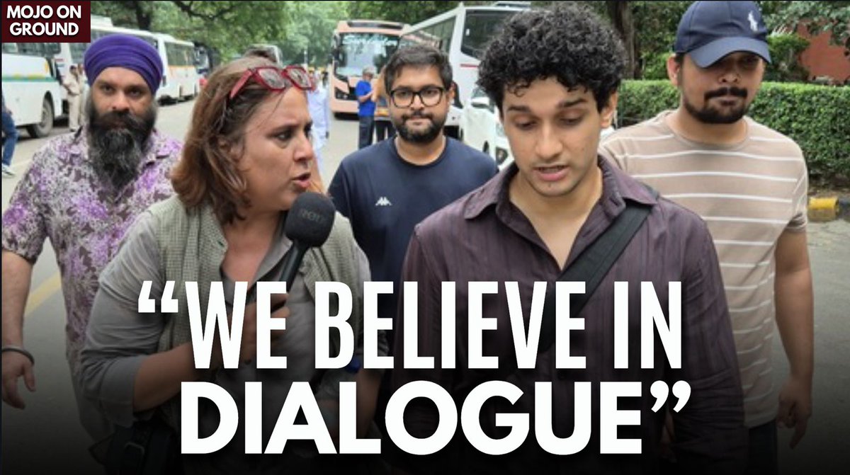 On the ground at Jantar Mantar I ask Saurav Das of Cockroach Janta Party - CJP when there might be another round of talks with government , his response to PM Modi tweet on NEET Exam, the violence last night at Tolstoy Marg and what the path ahead is as protests take place in multiple other cities. More ground reports here