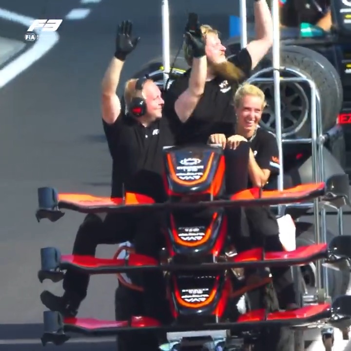 Taking aero testing to a whole new level 😜 #F3 #HungarianGP