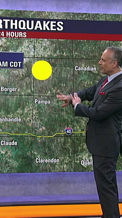 TEXAS EARTHQUAKE: An earthquake struck in the Texas Panhandle this morning. A 5.0 magnitude earthquake is extremely unusual for Texas.
