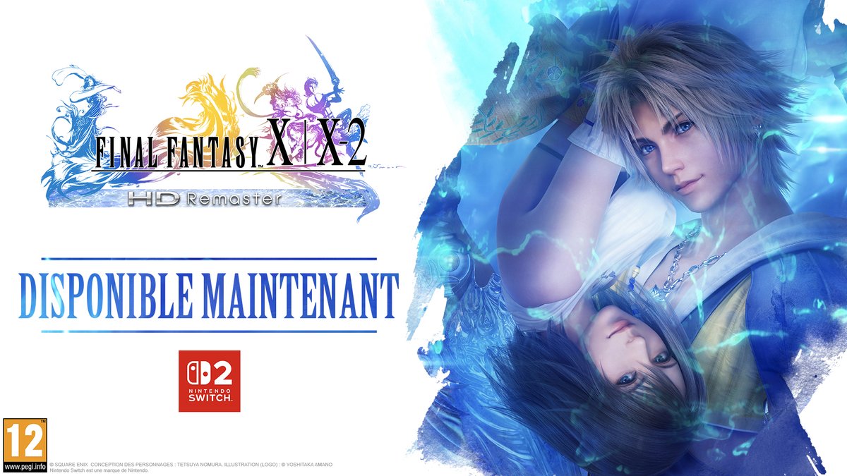 Final Fantasy X/X-2 HD Remaster est disponible dès maintenant sur Nintendo Switch 2.
