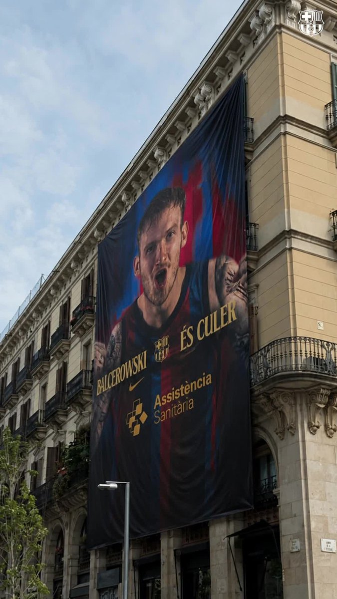Preparat per defensar aquests colors. Benvingut al Barça, Balcerowski! 💙❤️