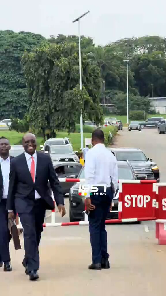 Minister for Finance, Dr. Cassiel Ato Forson, has arrived at Parliament House ahead of the official presentation of the 2026 Mid-Year Budget Review to Members of Parliament. [🎥: 1957News]