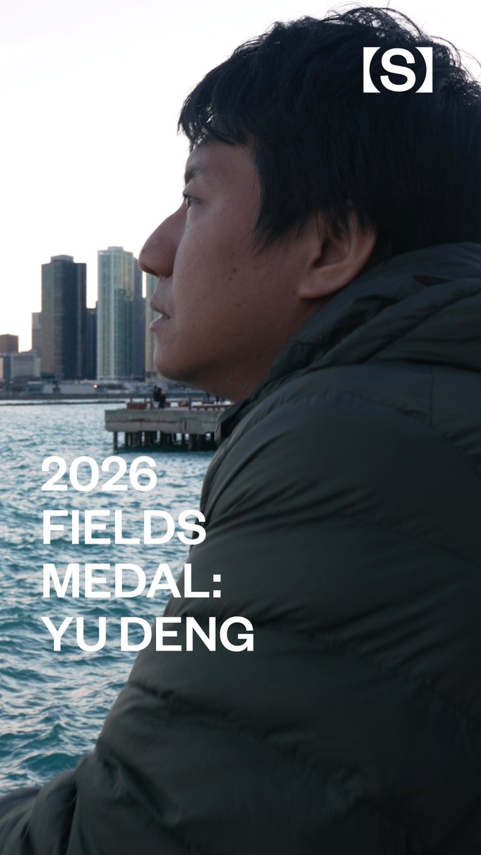Mathematician Yu Deng of The University of Chicago has won the 2026 Fields Medal. Through his work on partial differential equations, Deng derived the Boltzmann equation from “billiard ball” dynamics for rarefied gases as well as the wave-kinetic equations from nonlinear dispersive systems. Deng is also a researcher with the Simons Collaboration on Wave Turbulence and a recipient of our travel support for mathematicians. Watch his full video and see all of the Fields Medal winners: #math #ICM2026 #FieldsMedal