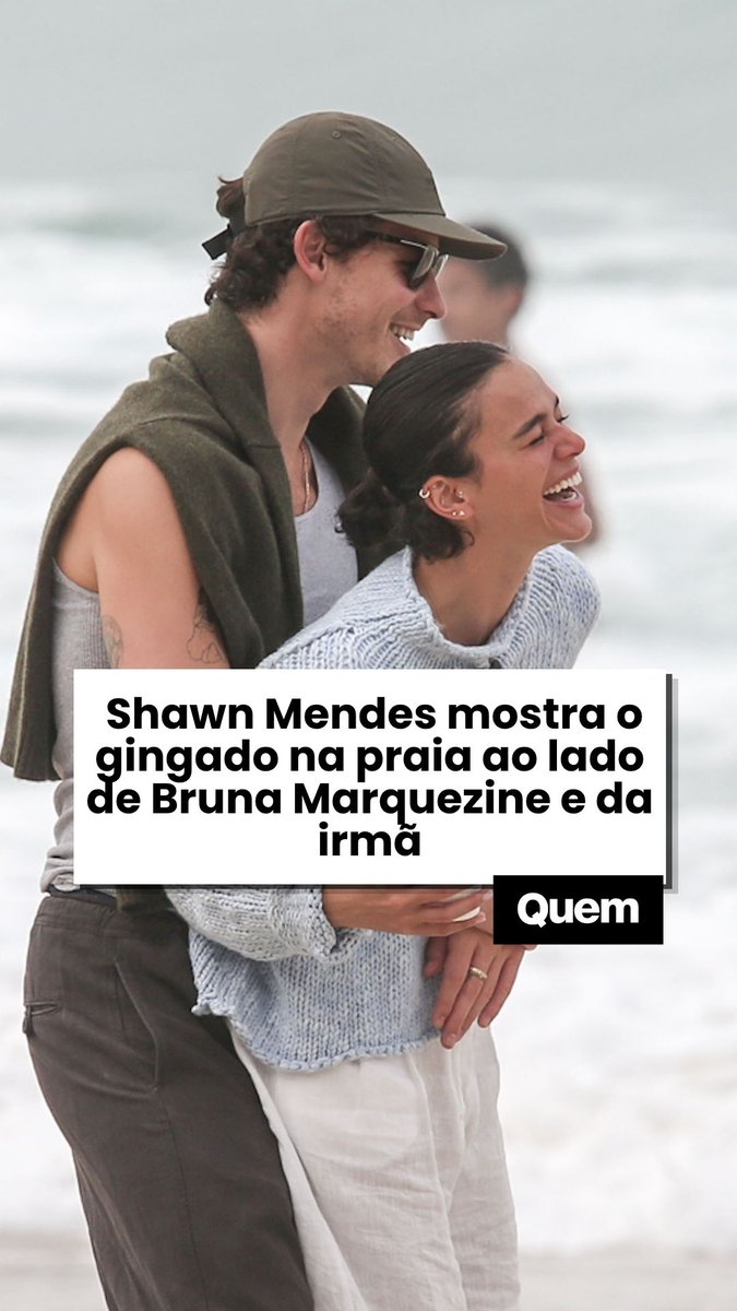 Shawn Mendes gostou tanto do Rio que agora trouxe até a família! O cantor curtiu a praia de São Conrado ao lado de Bruna Marquezine, da irmã Aaliyah Mendes e do namorado dela. E, de quebra, ainda arriscou um gingado na areia. Já é praticamente um carioca 😂🕺