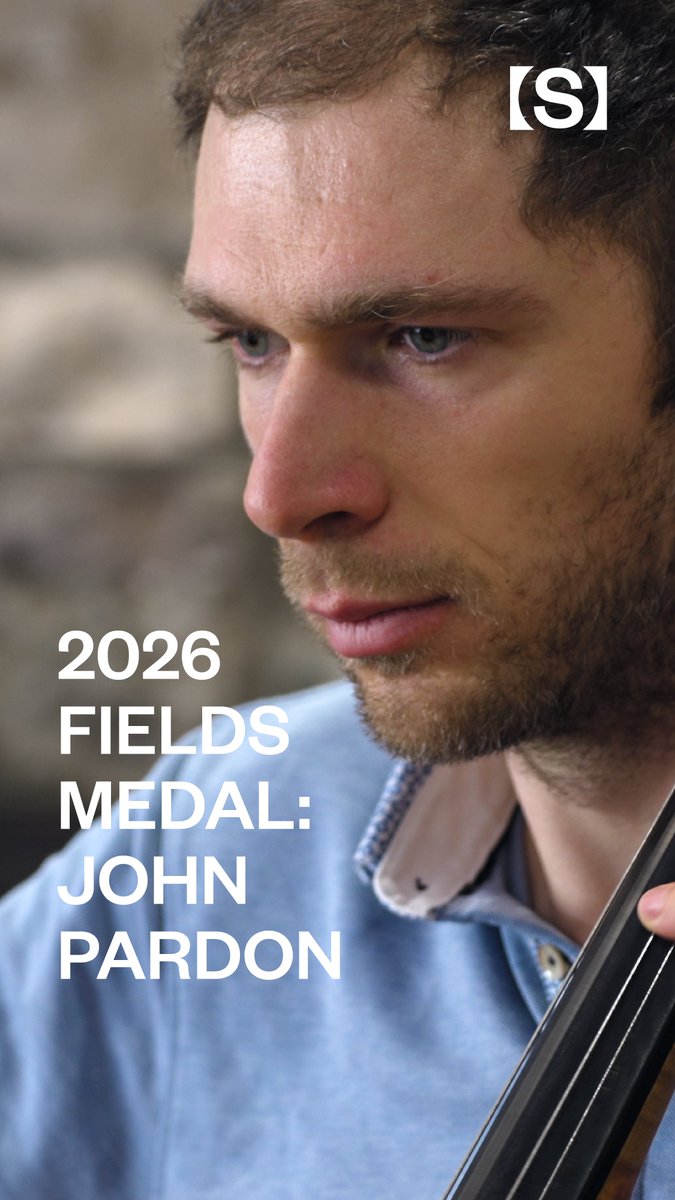 Mathematician John Pardon from Stony Brook University has won the 2026 Fields Medal. In exploring geometry and topology, Pardon developed new approaches to knot theory, virtual fundamental cycles, Fukaya categories of certain manifolds and holomorphic curves Watch his full video and see all of the Fields Medal winners: #math #ICM2026 #FieldsMedal