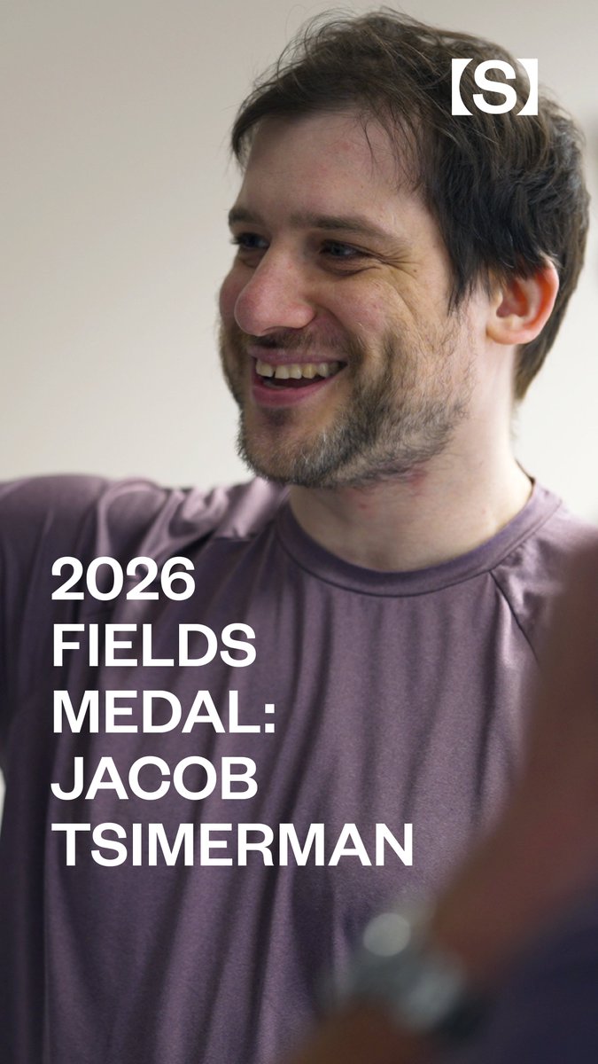 Mathematician Jacob Tsimerman from University of Toronto has won the 2026 Fields Medal. Tsimerman extended the scope of o-minimal techniques within arithmetic and complex algebraic geometry and proved Griffiths' conjecture on the algebraicity of images of the period maps. He is also a Simons Investigator in Mathematics. Watch his full video and see all of the Fields Medal winners: #math #ICM2026 #FieldsMedal