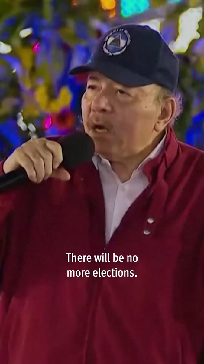 Nicaragua's president Daniel Ortega has declared there will be no more elections in the country. Ortega has been in power since 2007, and the country has not had fair elections for years. Learn more: