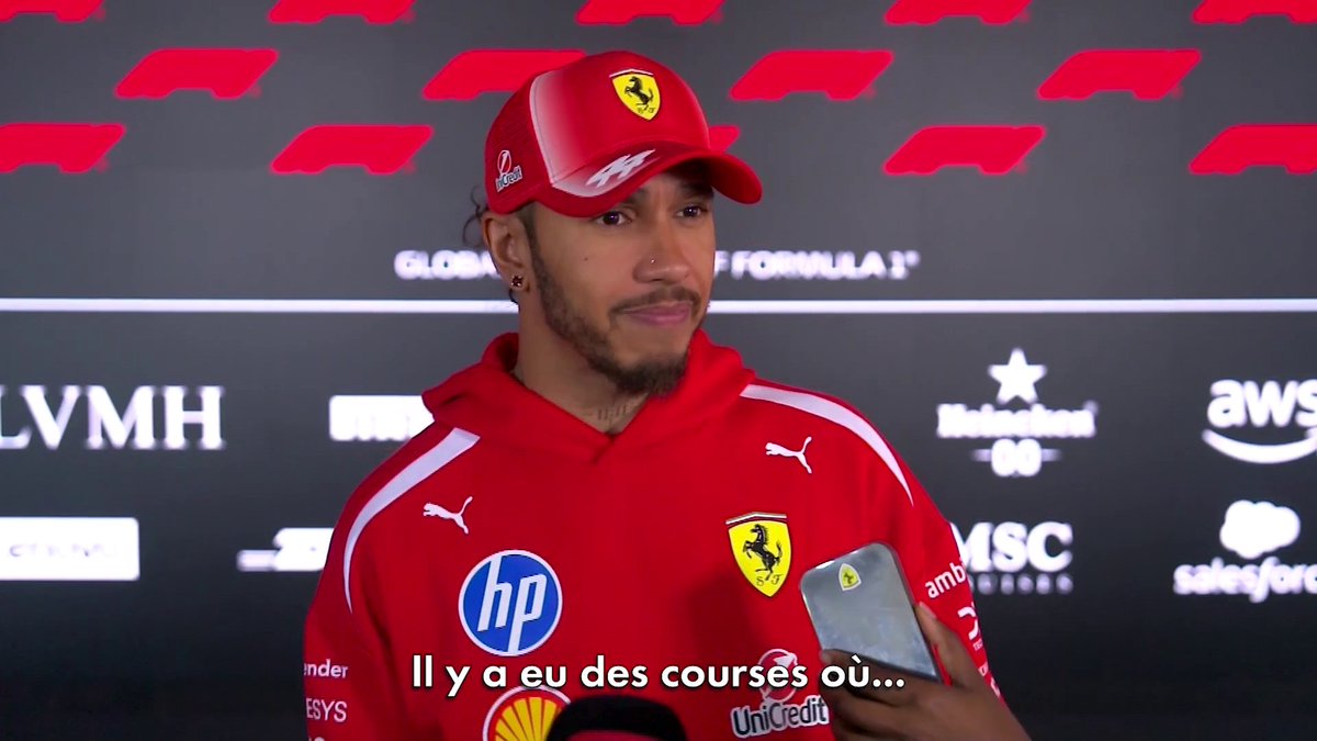 Les ambitions de Lewis Hamilton pour ce week-end : se battre pour la victoire avec les Mercedes 💪 #F1 #HungarianGP