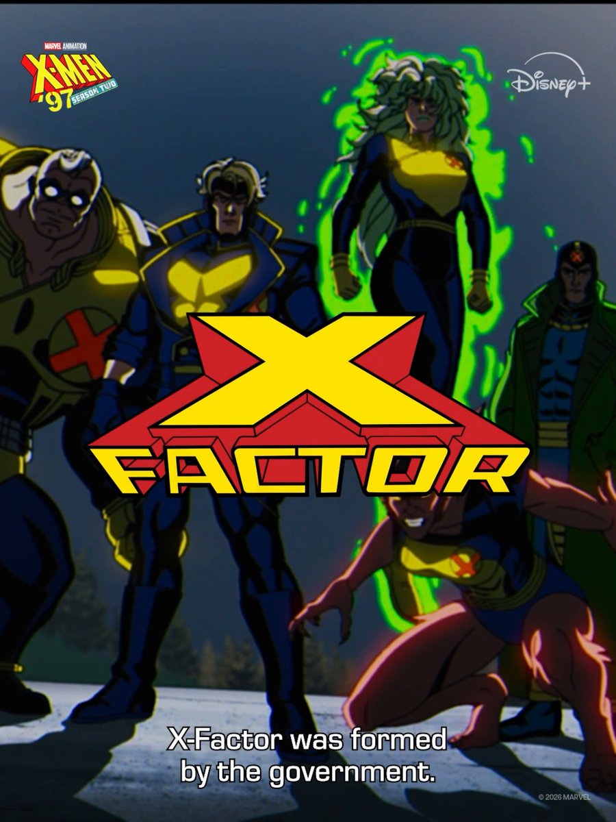 📁 X-Factor Mission Brief: Protect the public. Track mutants. Maintain control. Stream Marvel Animation's #XMen97 Season 2 now, only on Disney+.