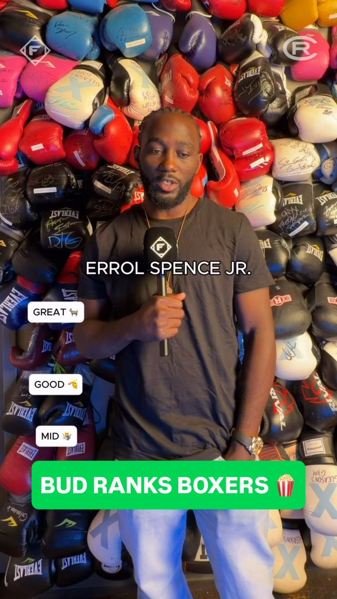 Terence Crawford wasted no time ranking these boxers 👀 Any misses on this list or did Bud cook? 🧑‍🍳⬇️ RING CHAMPS with Terence Crawford is dropping TODAY at 2PM ET!