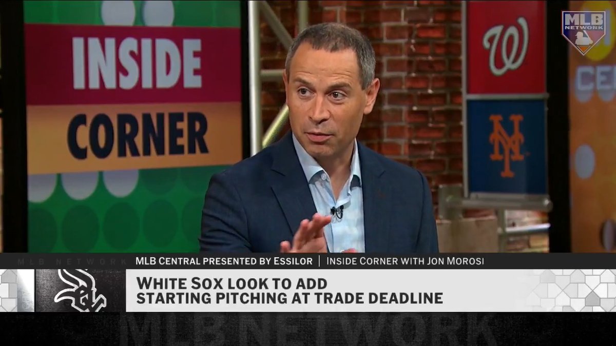 Will the White Sox make a move for a starting pitcher ahead of the Trade Deadline? Jon Morosi mentions Kevin Gausman, Reid Detmers and Clay Holmes as potential names to watch.