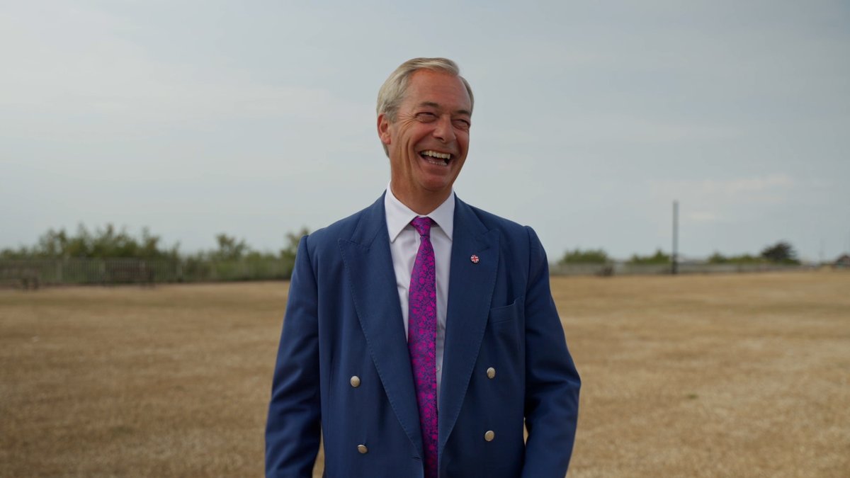 POV: You are trying to film a video with Nigel Farage. 🎥