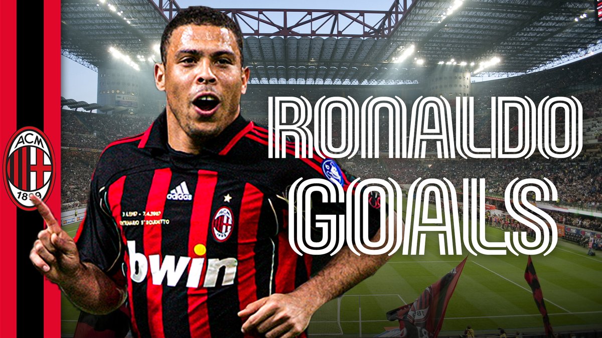 O Fenômeno's 9⃣ goals for AC Milan.
