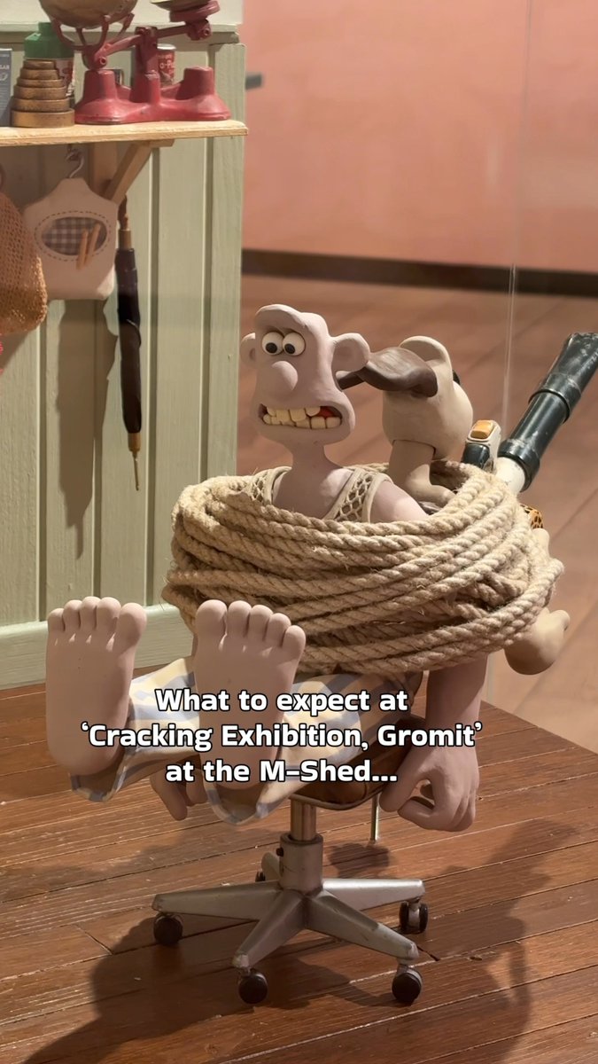 Cute props and puppets guaranteed 🥹 'Cracking Exhibition, Gromit' is now on at the M-Shed in Bristol until September. It's the perfect visit for Aardman fans of all ages! Get your tickets here: