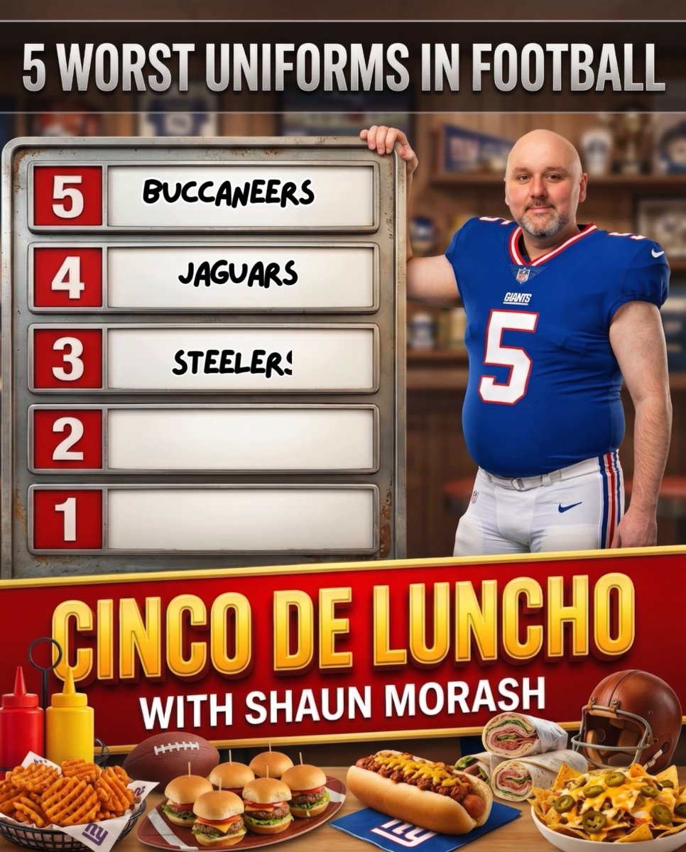 Morash ranks the five WORST uniforms in football: Shaun Morash