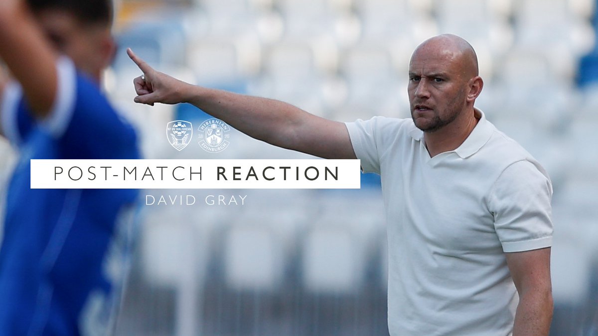 🗣️ David Gray's post-match reaction following our #UECL defeat in Pristina