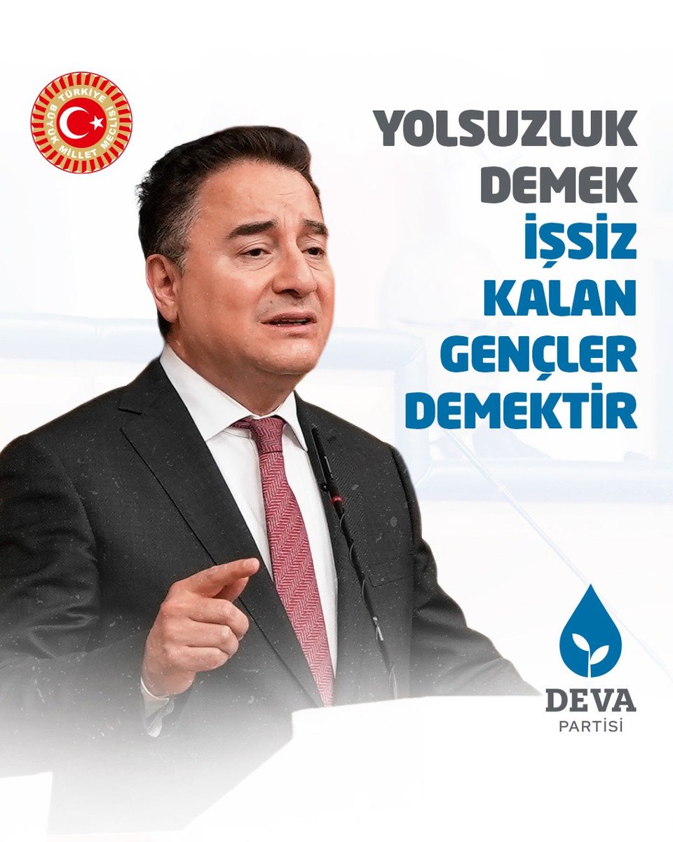 Ali Babacan: “Eğer devletin kurumları zayıflarsa bunun bedelini 86 milyon öder. Çünkü yolsuzluk sadece birilerinin para çalması demek değildir. Yolsuzluk demek yapılamayan okul demektir. Yolsuzluk demek açılamayan fabrika demektir. Yolsuzluk demek işsiz kalan gençler demektir.”