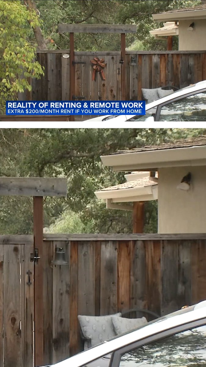 A Bay Area rental listing is turning heads online, not because of the home itself, but because of one unexpected line. A newly built, furnished one-bedroom accessory dwelling unit, or ADU, in Walnut Creek is listed for $3,250 a month with utilities and Wi-Fi included. But the listing also states, "If working from home additional $200 monthly."