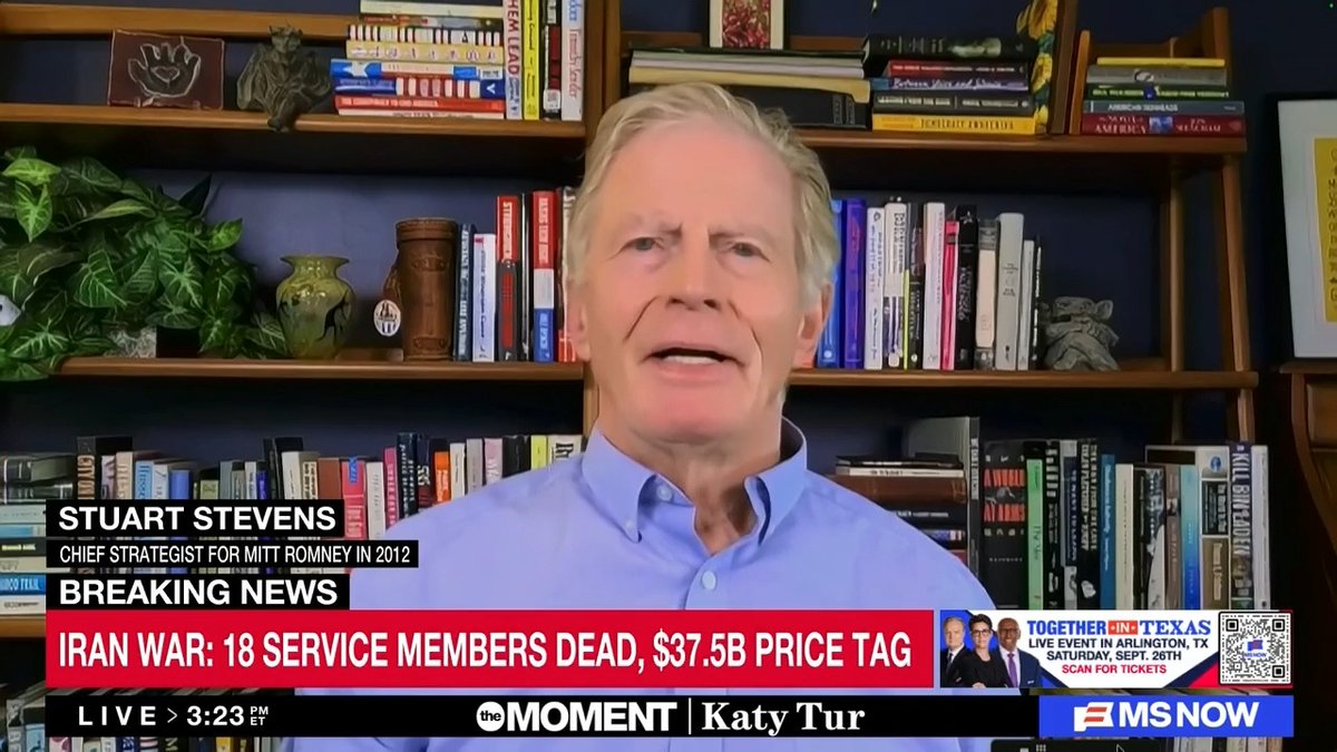 Trump appointed Pete Hegseth to humiliate Congress, and now he’s humiliating the entire country. LP Senior Advisor Stuart Stevens talks Iran war on MSNOW: