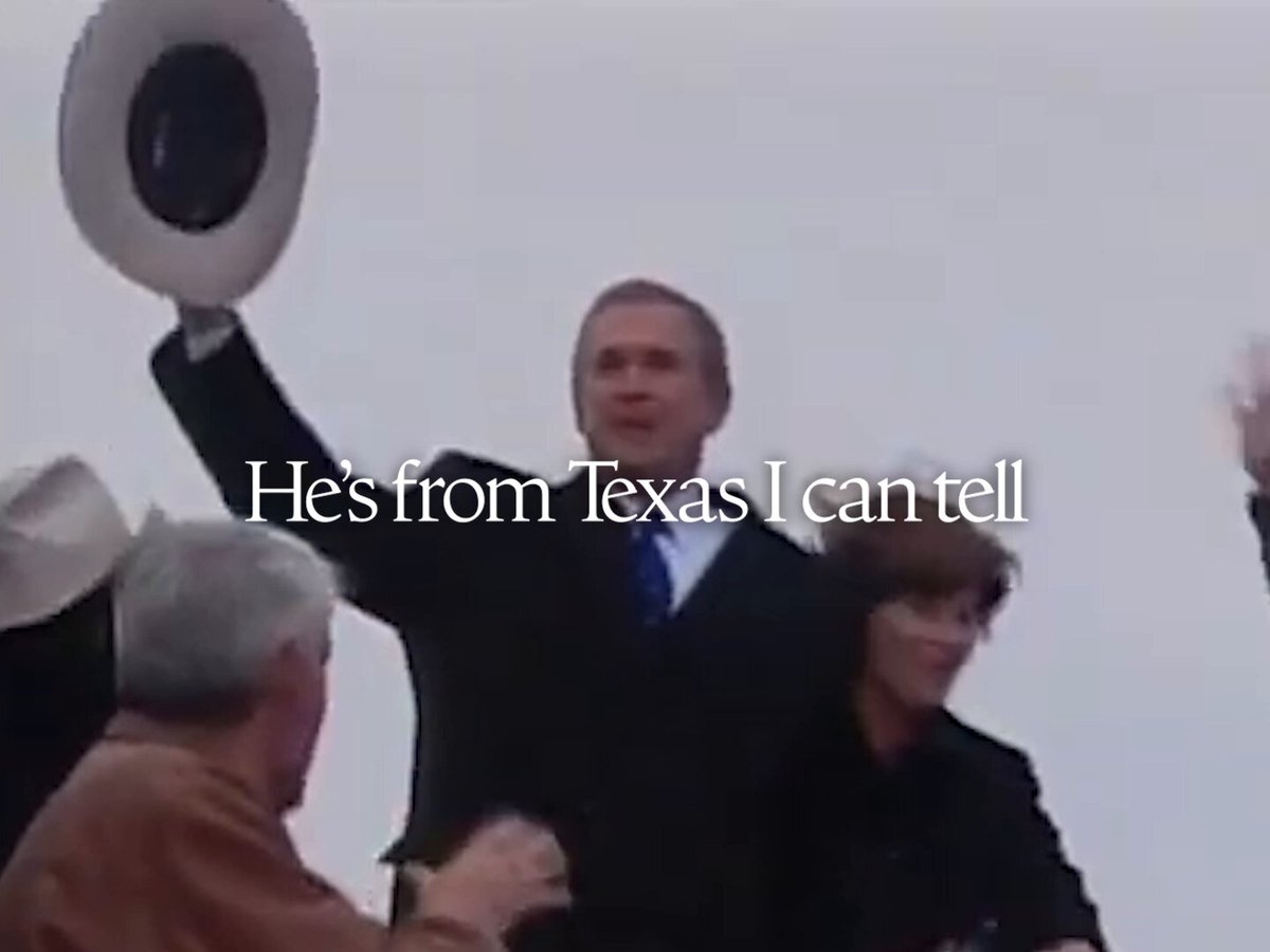He’s from Texas I can tell