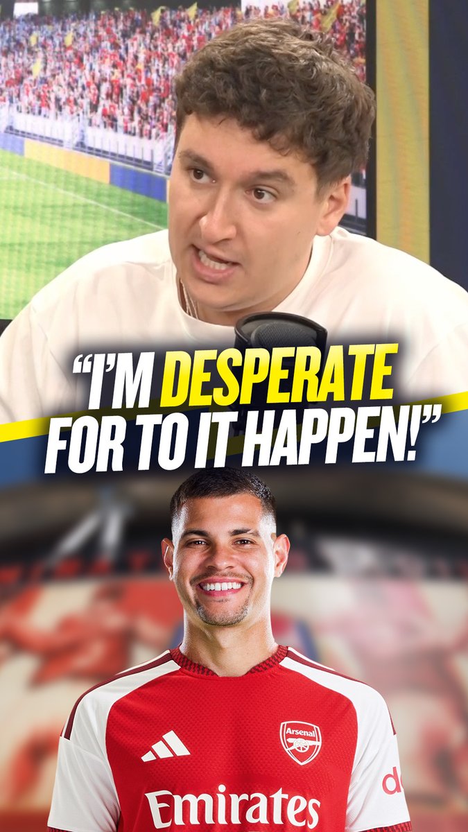 🙏 "I'm desperate for it to happen." 📝 "We should've signed him years ago before he went to Newcastle." Jacob Hawley is desperate for the Gunners to sign Bruno Guimaraes this summer