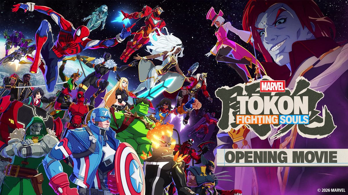 Our Opening Movie has been revealed! Inspired by classic fighting games and early 2000s anime openings, this opening captures the essence and energy of #MARVELTokon: Fighting Souls! Sanzigen, the Japanese animation studio known for pushing the boundaries of high-quality 2.5 expression, is behind the making, with the direction of Daisuke Suzuki. The single for “Stronger as One” will be available on your preferred streaming platform tonight at 9PM PST! We hope you enjoy it!