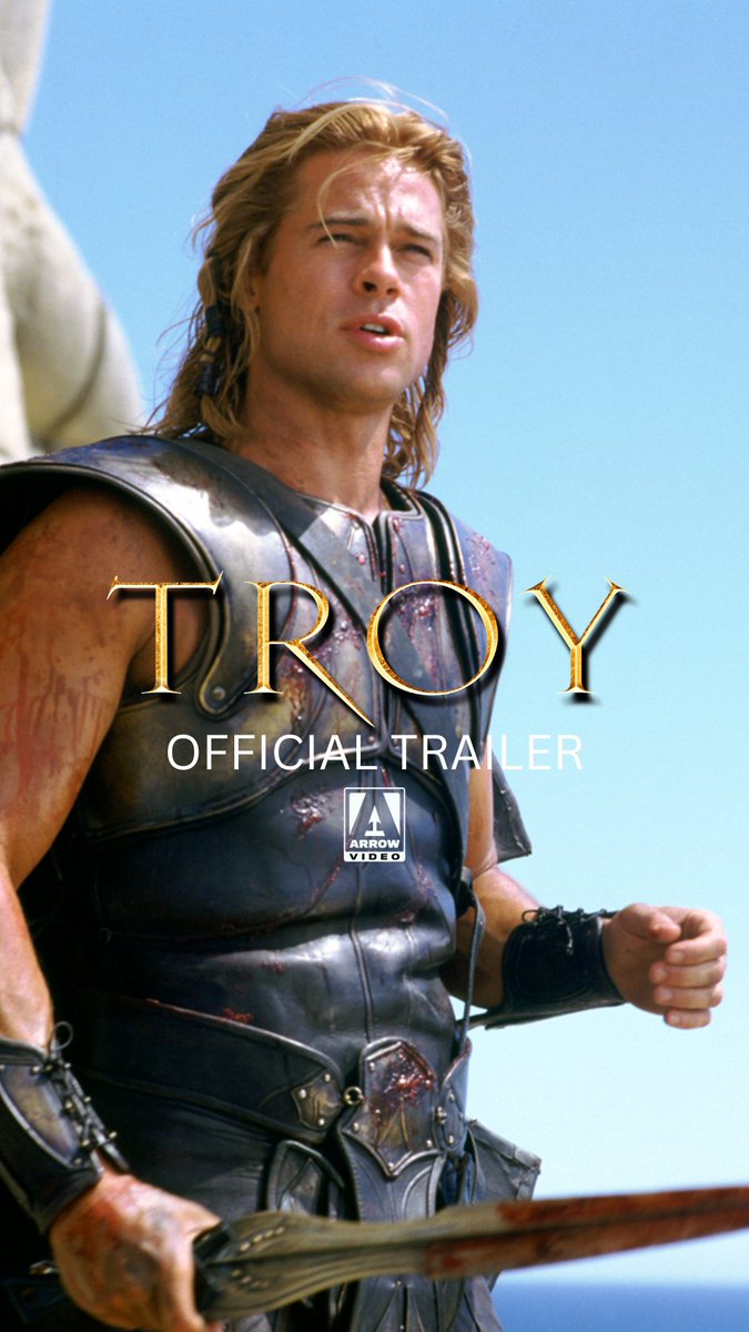 Sometimes you just can't beat the classics. ⚔️ TROY (2004) coming to Limited Edition 4K UHD and Blu-ray next month.