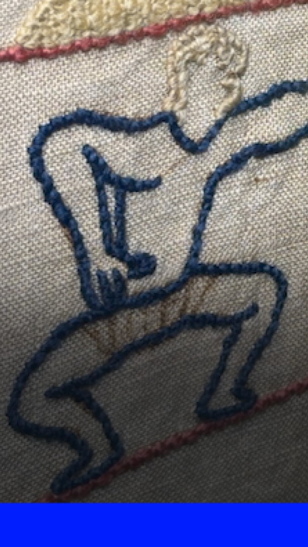 La copie pudique de la tapisserie de Bayeux est exposée au Royaume-Uni
