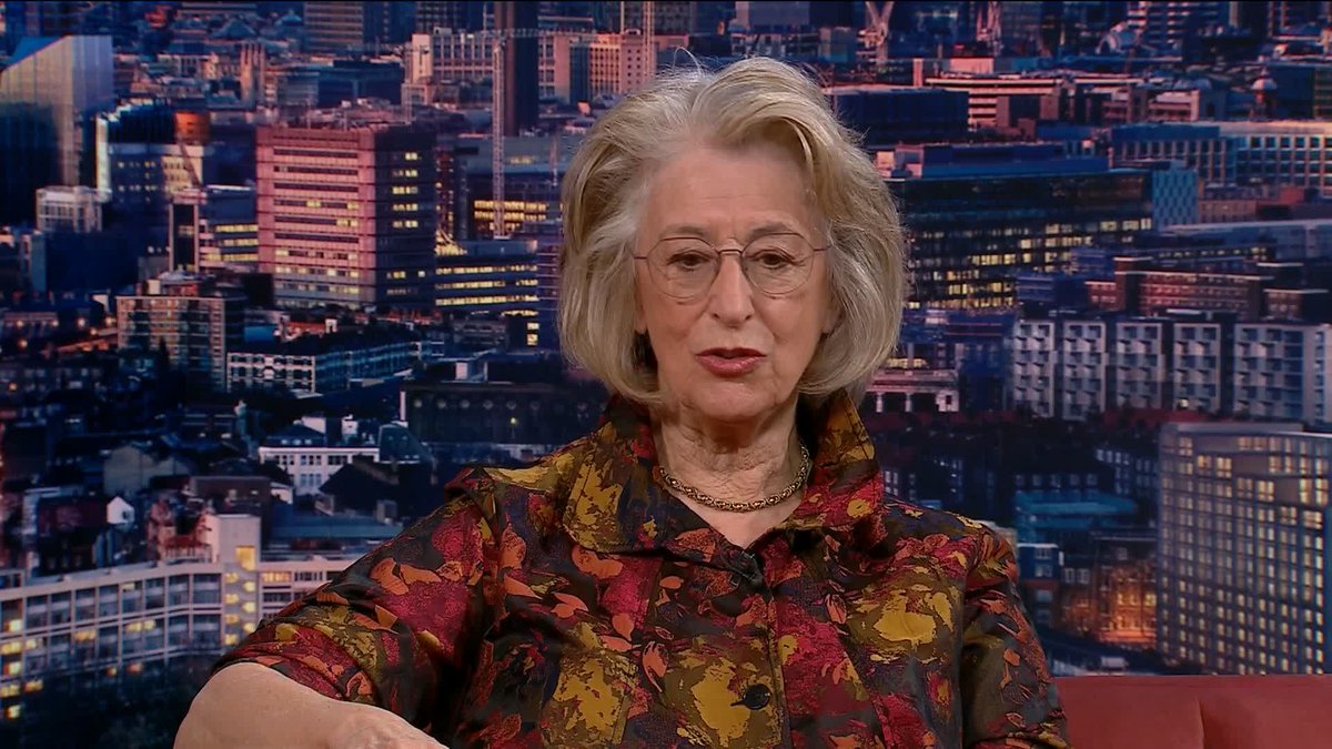 Actor Dame Maureen Lipman says that she is thinking of voting for the Conservatives for the first time ever. She tells @CathyNewman that she thinks Tory leader Kemi Badenoch is "amazing" and a "truthful politician". 📺 Sky 501