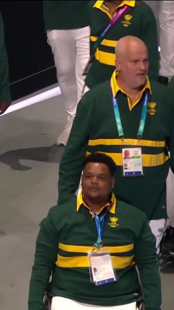 Team South Africa are flying the flag high at #Glasgow2026 🇿🇦🌟 #SSCommonwealthGames