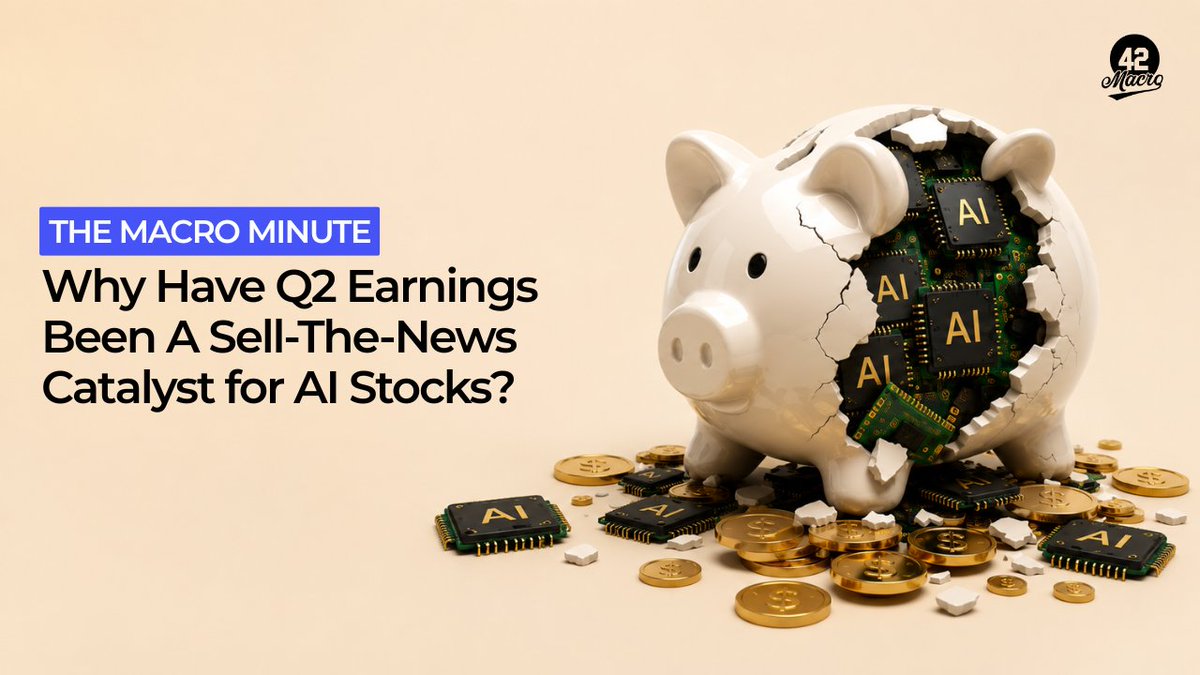 The Macro Minute | July 23, 2026: Why has Q2 earning season been a sell-the-news catalyst for AI stocks? For daily updates, follow The Macro Minute on your favorite podcast platform.