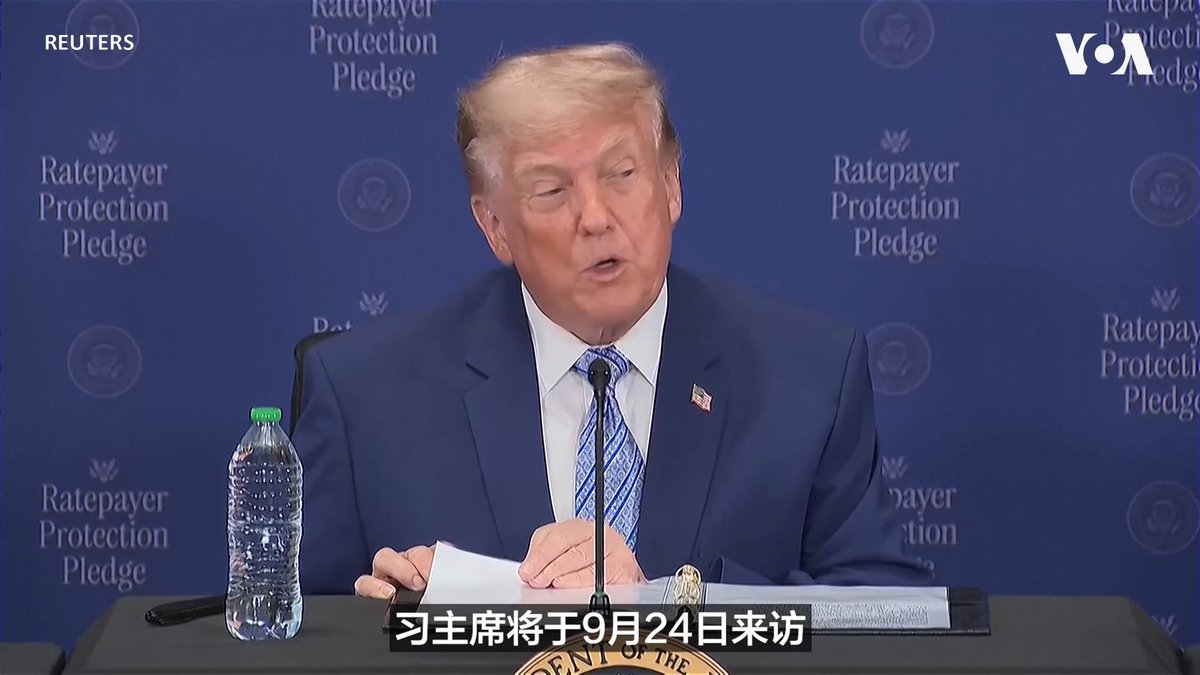 美国总统特朗普7月23日表示，他将在中国国家主席习近平于9月24日访美时，与他就人工智能问题进行讨论。 更多：