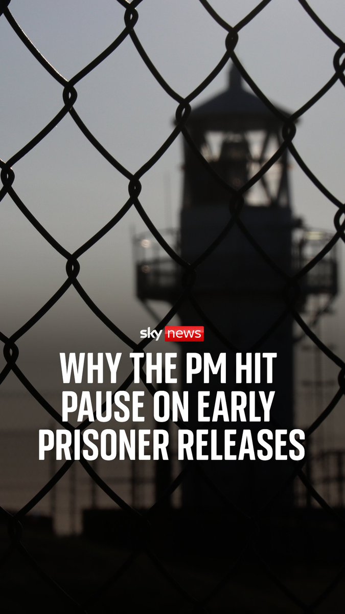 The new Prime Minister Andy Burnham has paused the prisoner early release scheme, following criticism of the plans from victims of crime and bereaved families Sky's Jon Craig explains the government's decision to pause early release of prisoners