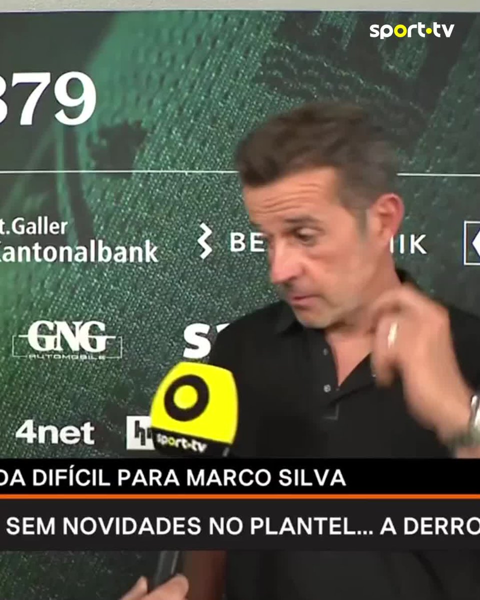 Primeiro jogo oficial e Marco Silva já está assim.