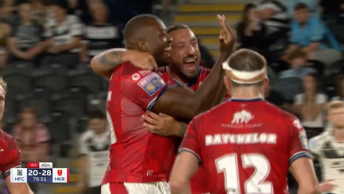 Hull KR look to have sealed victory and a place back in the top six! 🔴