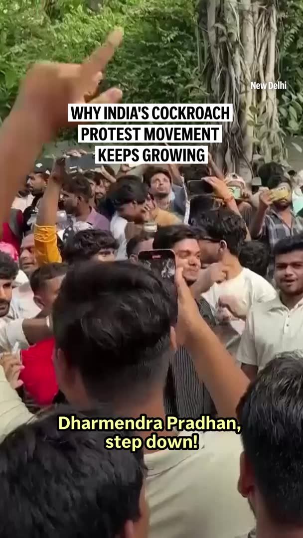 India's "Cockroach" protest movement is growing as demonstrators demand accountability over exam paper leaks and call for India's education minister to resign. Prime Minister Narendra Modi addressed the issue publicly for the first time this week, but organizers say they aren't backing down.