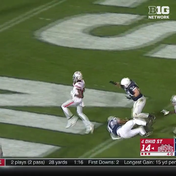 All 18 of Binjimen Victor’s touchdowns at Ohio State