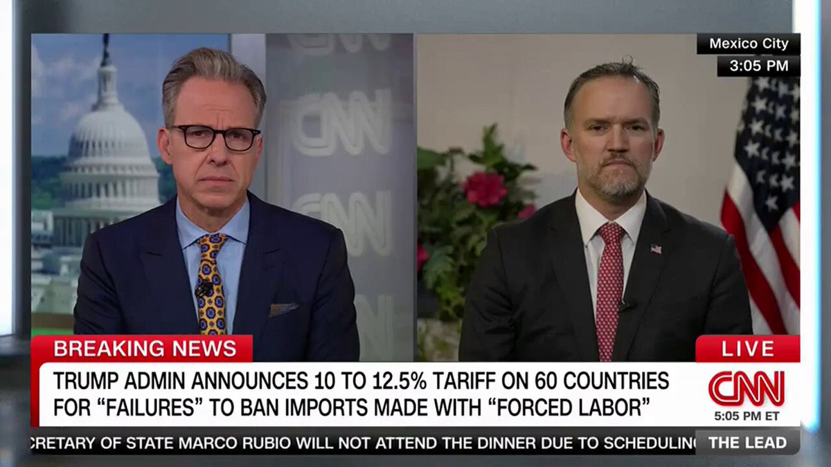 US trade representative Jamieson Greer: Canada is not enforcing forced labour provisions the Trump admin insisted upon in 2018 NAFTA negotiations.
